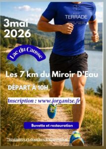 7 km du MIROIR D'EAU @ lac du Causse